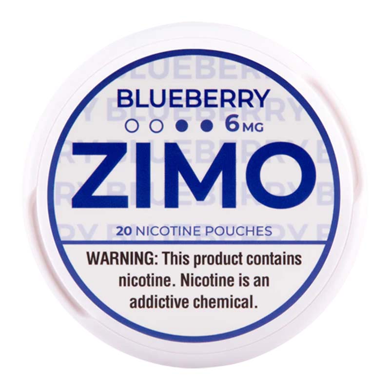ZIMO POUCHES - BLUEBERRY 6MG
