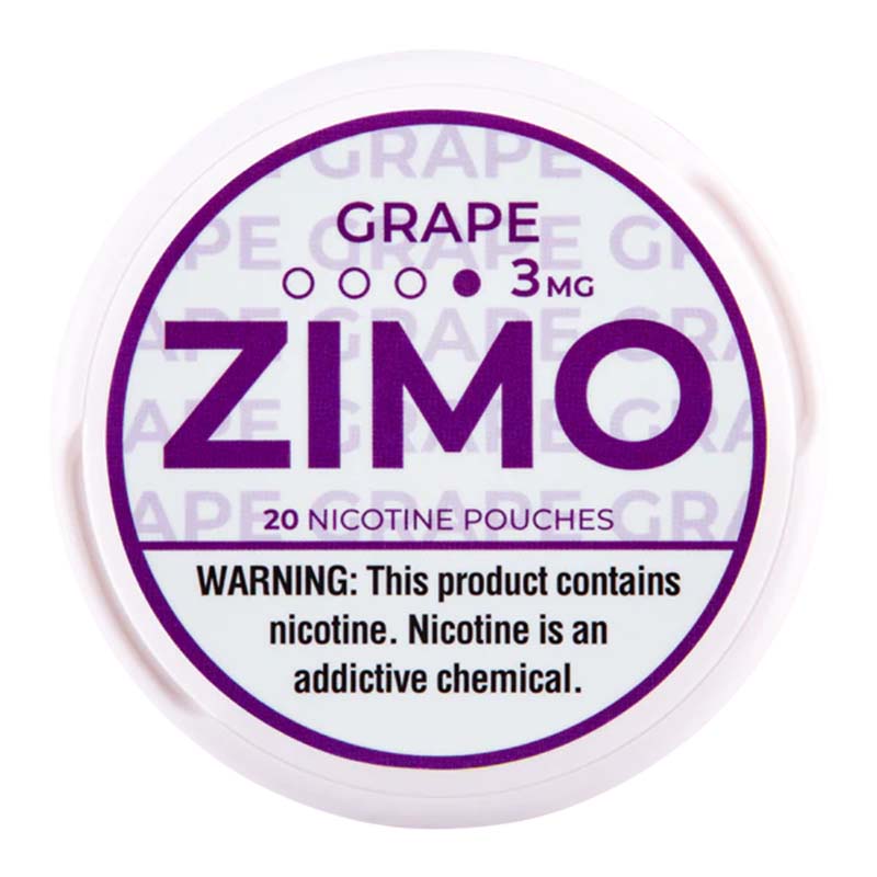 ZIMO POUCHES - GRAPE 3MG
