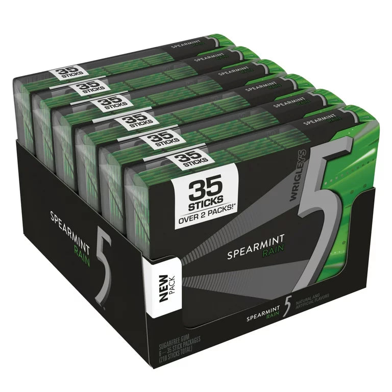 5 GUM RAIN 35STK/6CT