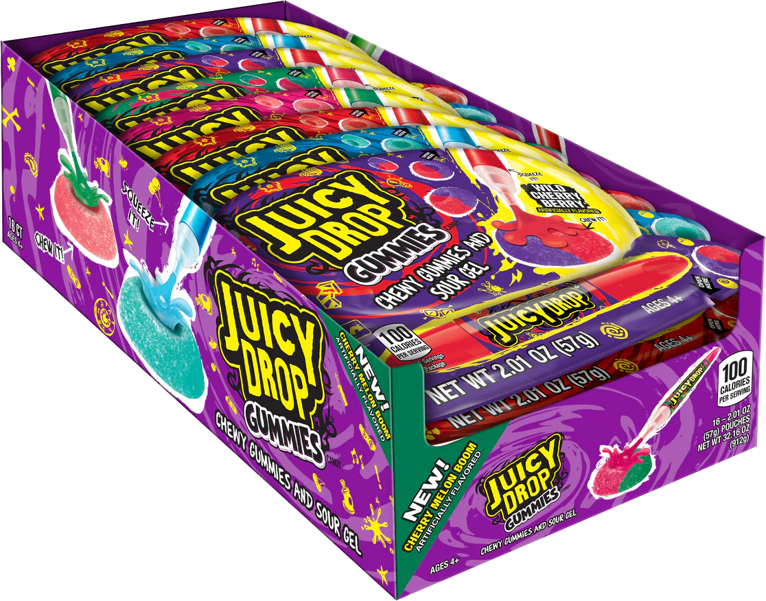 JUICY DROP GUMMIES 2.01OZ 16CT