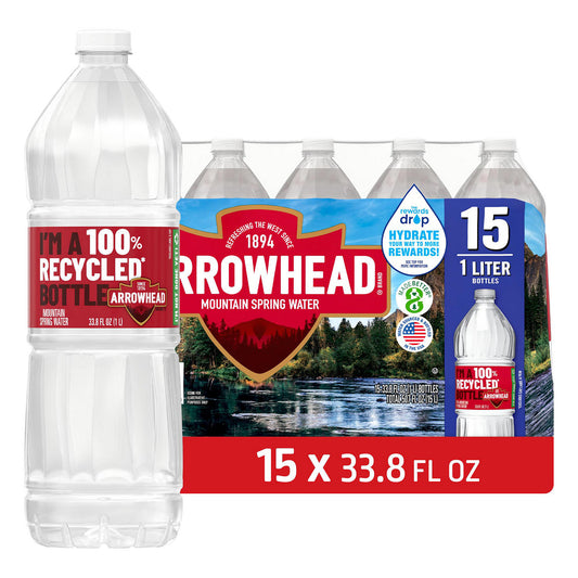 ARROWHEAD WATER 1L/15CT