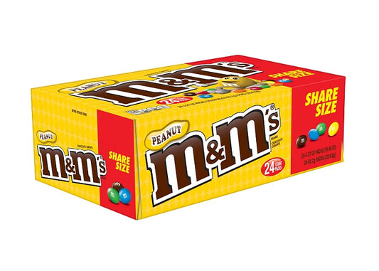 M&M PEANUT KING SIZE 24CT