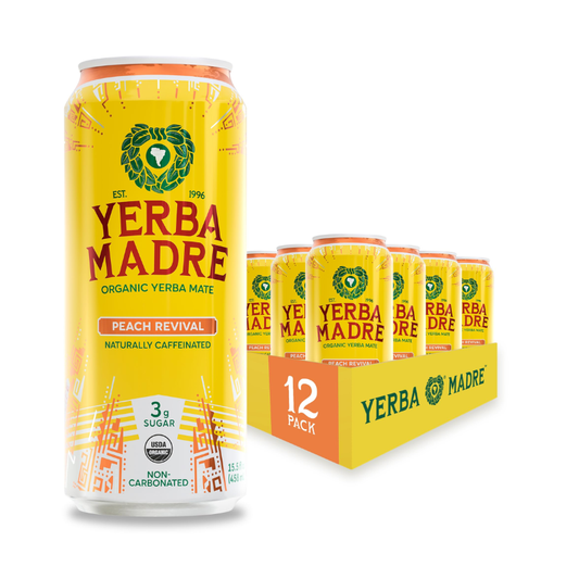 YERBA MADRE PEACH REV 16OZ/12CT
