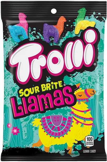 TROLLI SOUR BRITE LLAMAS 12CT/4.25OZ
