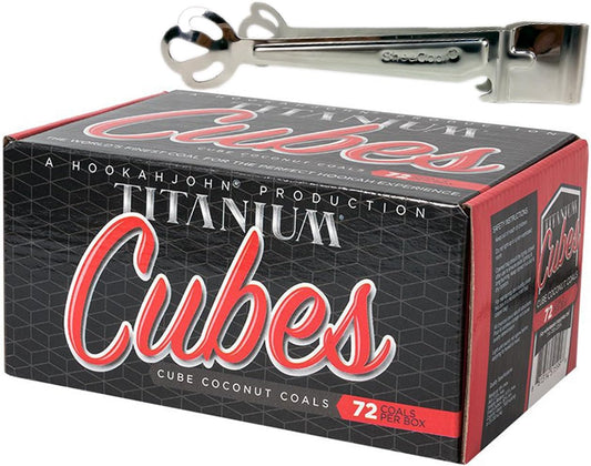 Titanium Coconut Charcoal Cubes