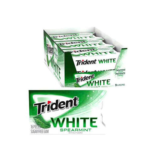 TRIDENT WHITE SPEARMINT 9CT