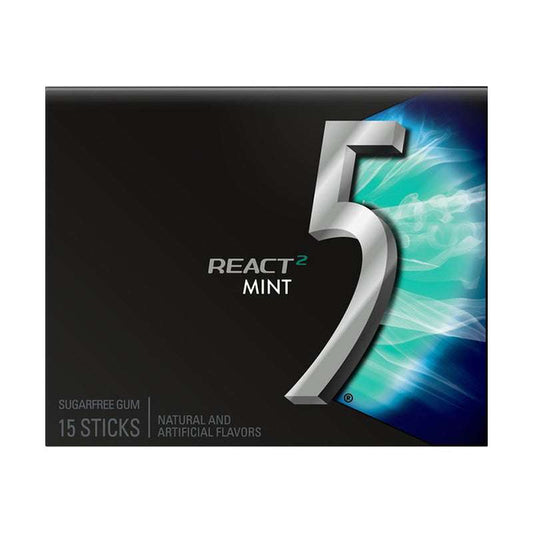 5 GUM REACT MINT 15CT