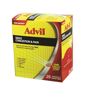 ADVIL SINUS CONGESTION & PAIN 1/25CT