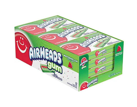 AIRHEADS GUM WATERMELON 12CT