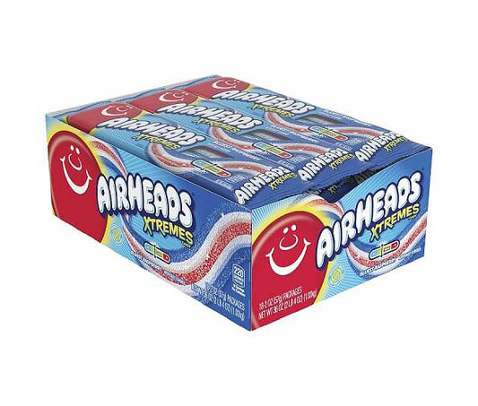 AIRHEADS XTREMES BLUEST RASPBERY 18CT