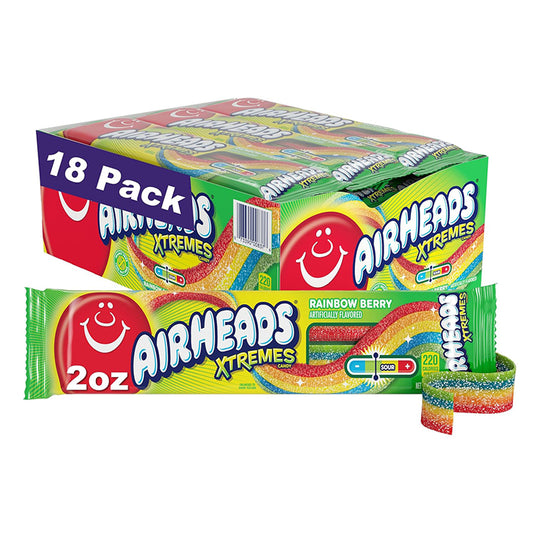 AIRHEADS XTREMES RAINBOW BERRY 18CT
