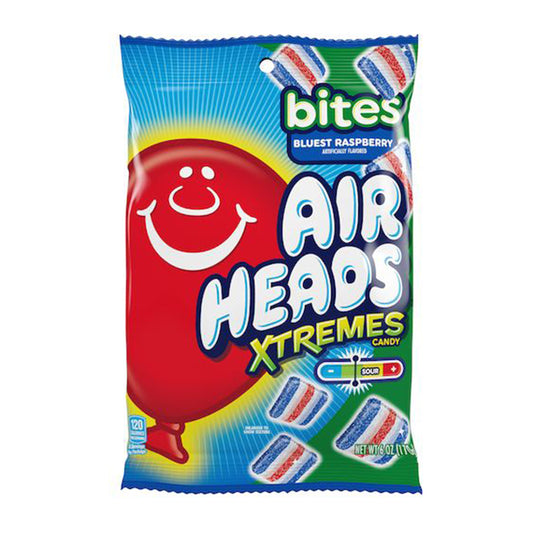 AIRHEAD XTREMES BITES BLUEST RASPBERRY 6OZ/12CT