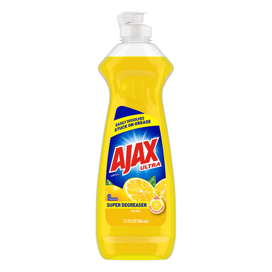 AJAX DISHWASH LIQUID LEMON 12.4OZ/1CT