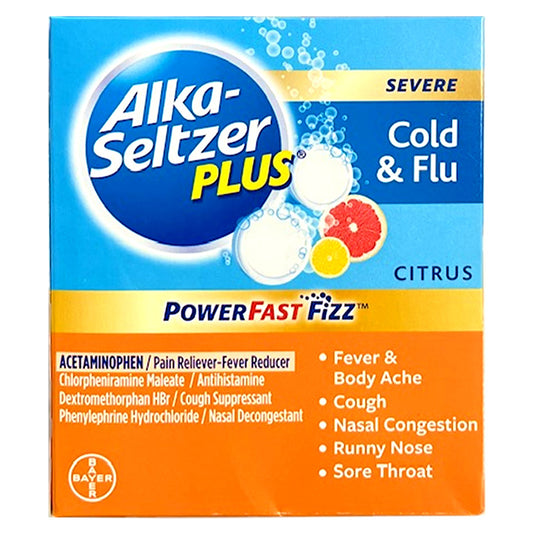 ALKA SELTZER PLUS COLD&FLU 25CT