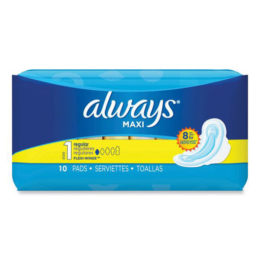 ALWAYS MAXI REG FLEXI WINGS 10PK