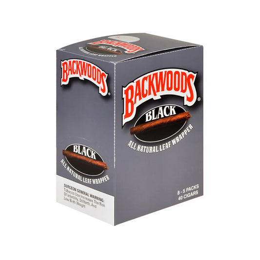 BACKWOODS BLACK 8/5PK