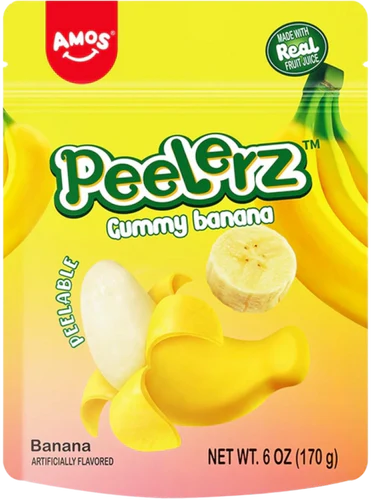 AMOS PEELERZ GUMMY BANANA 12CT