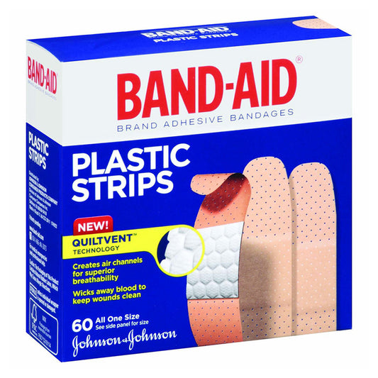 BAND-AID TRU STAY PLASTIC 6PK/60CT