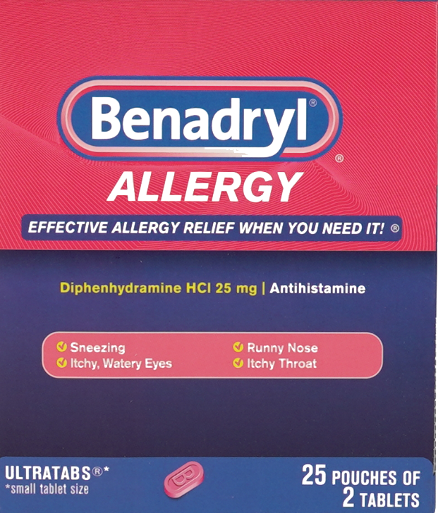 BENADRYL ALLERGY 25 POUCHES