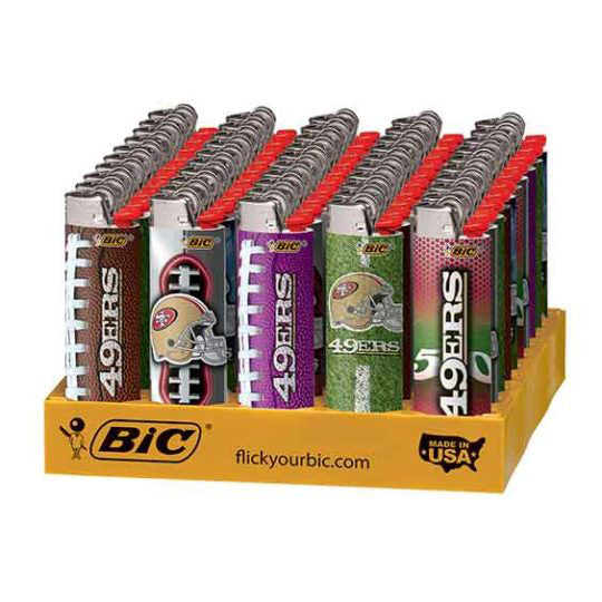 BIC LIGHTER 49ERS 50CT