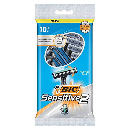 BIC RAZOR SENSITIVE BLUE 2PK/1CT