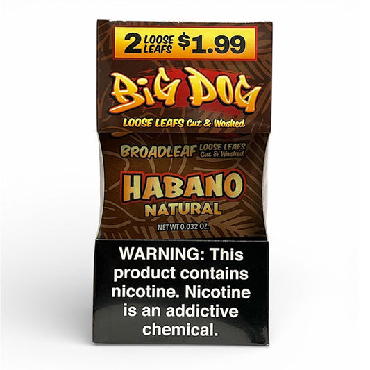 BIG DOG HUBANO 2/$1.99-20CT