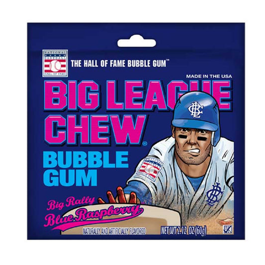 BIG LEAGUE CHEW BLUE RASPBERRY 12CT