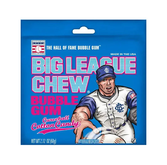 BIG LEAGUE CHEW COTTON CANDY 12CT
