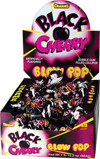 BLOW POP BLACK CHERRY 48CT