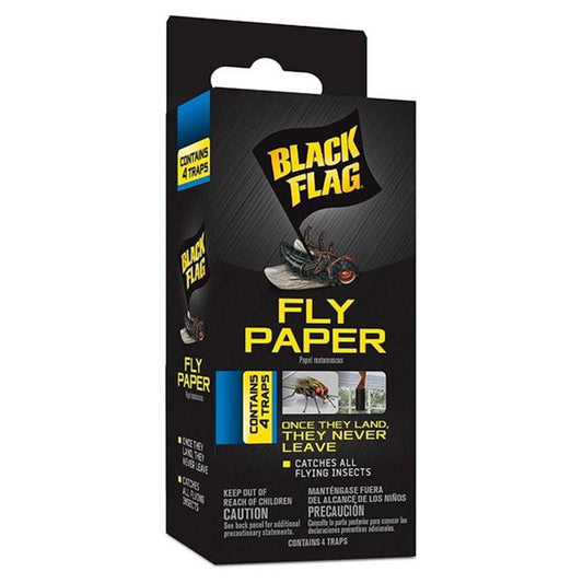 BLACK FLAG FLY PAPER 4PK