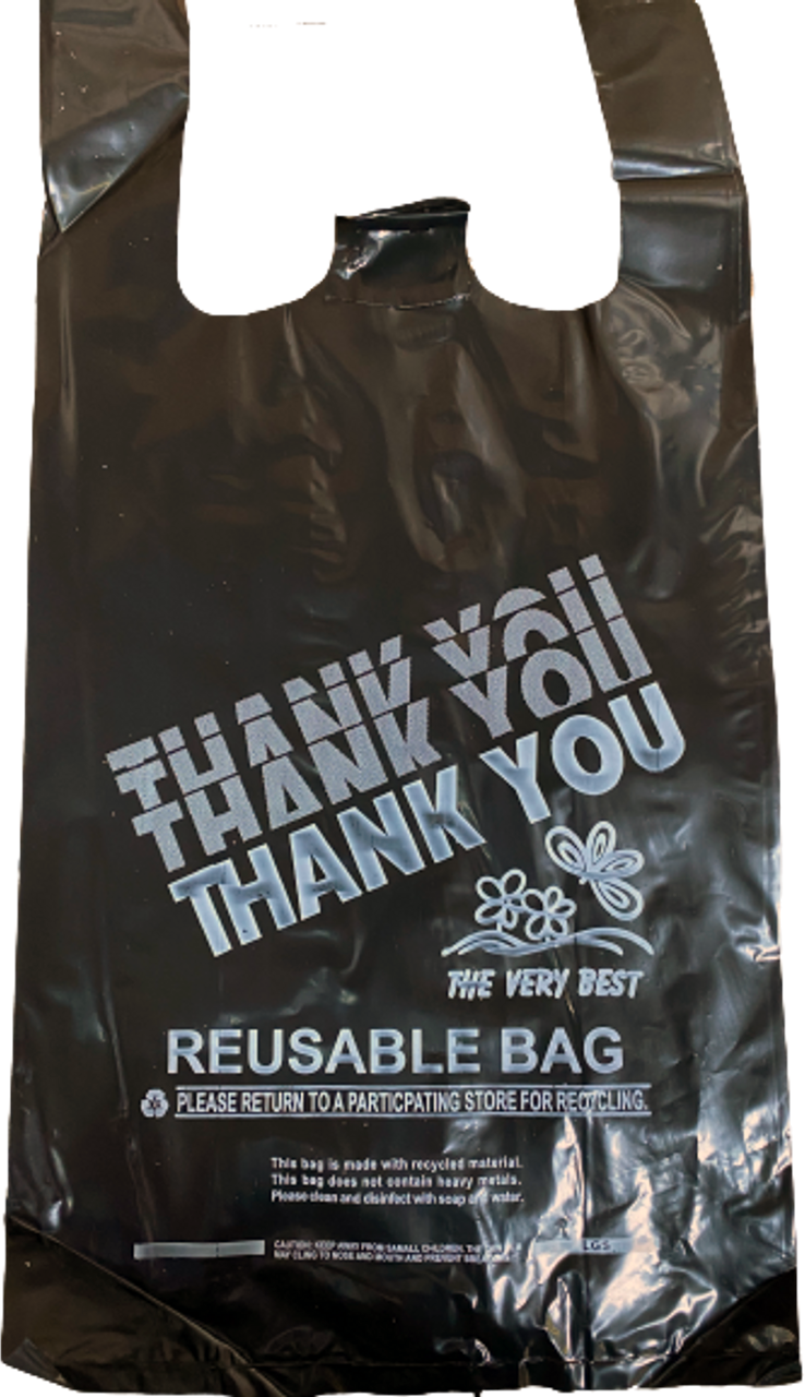PLASTIC BAG (REUSABLE) 12X7X22 200CT