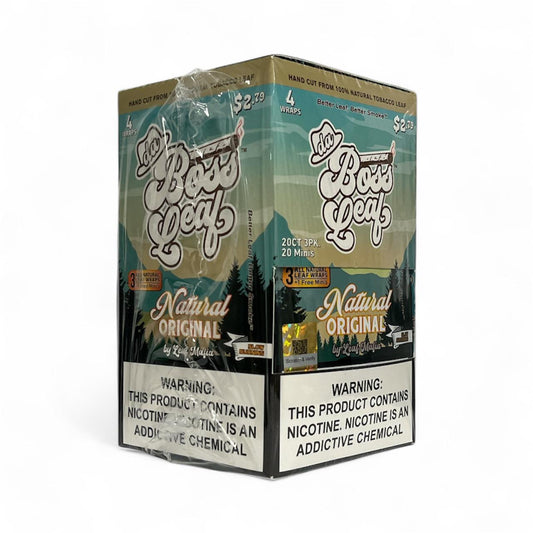 BOSS LEAF MINI ORIGINAL NATURL 3PK/20CT
