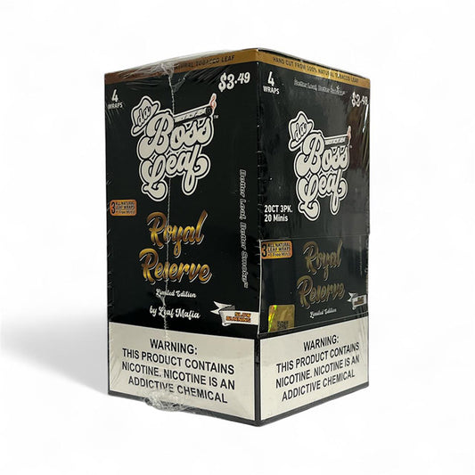 BOSS LEAF MINI ROYAL RESERVE 3PK/20CT
