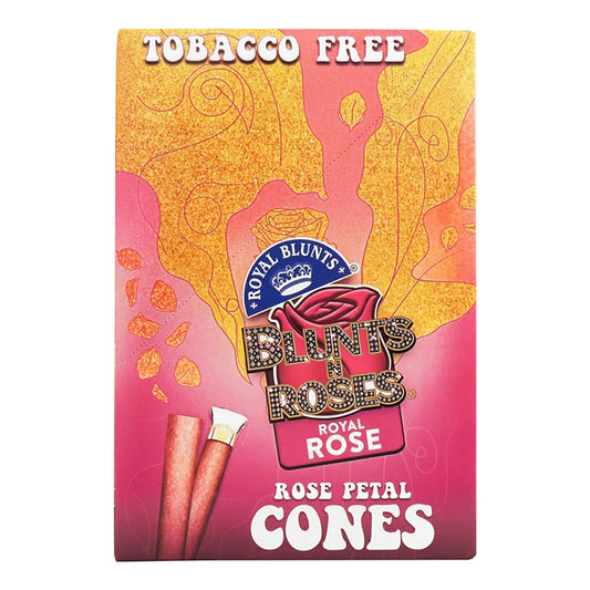 BLUNTS N ROSES CONES ROYAL ROSE WITH GLASS FILTER TIP 10CT