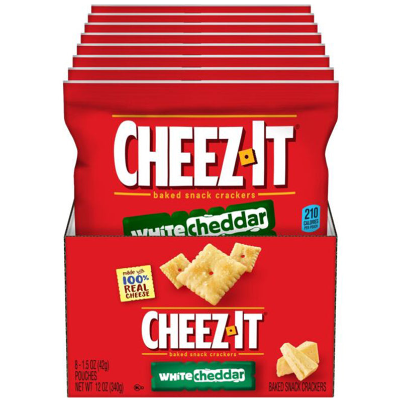 CHEEZ-IT WHITE CHEDDER 1.5OZ/8CT