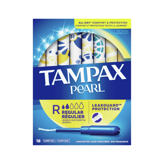 TAMPAX PEARL UNSCNTD 18PK/3CT