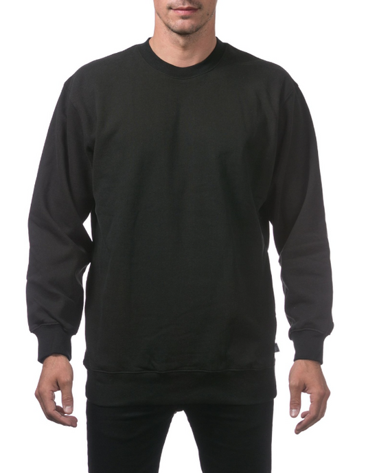 PROCLUBS BLACK CREWNECK M
