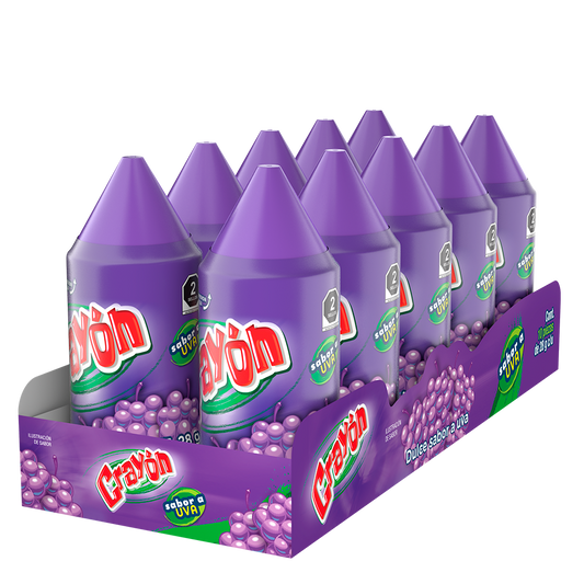LORENA CRAYON GRAPE 10CT