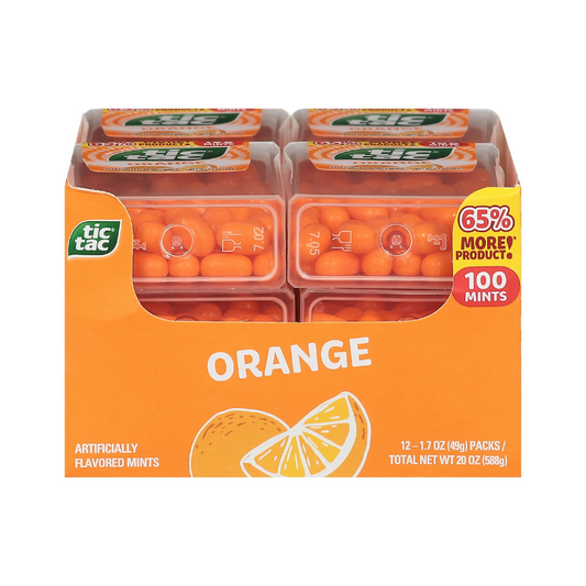 TIC TAC ORANGE 100 MINTS-12CT