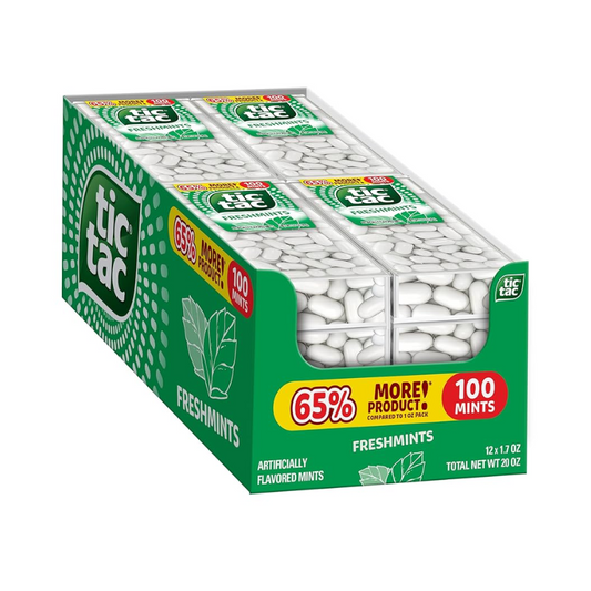 TIC TAC FRESHMINT 100 MINTS/12CT