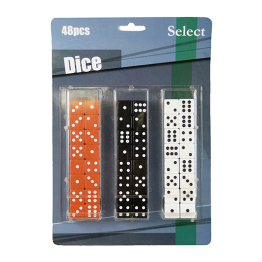 DICE CARDED 48CT