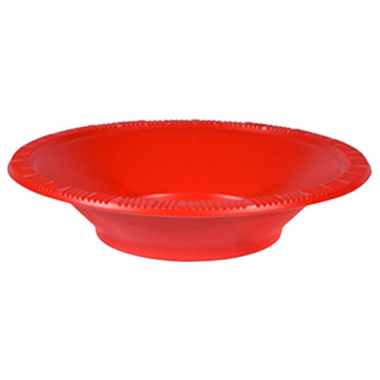 DISPOZEIT PLASTC BOWL RED 7" 25CT