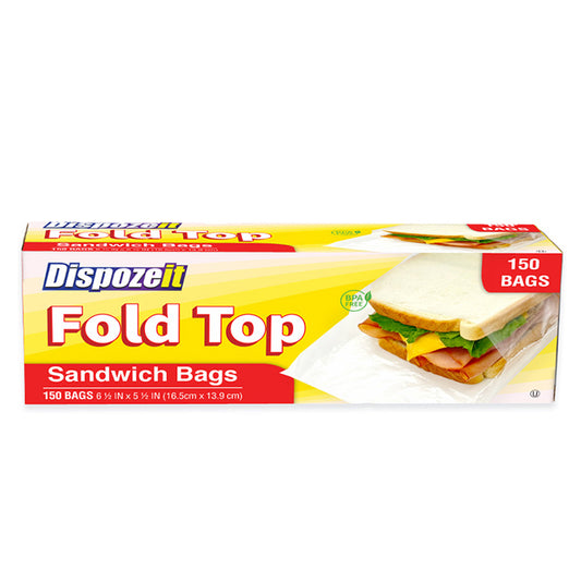 DISPOZEIT SANDWHICH BAG 150CT