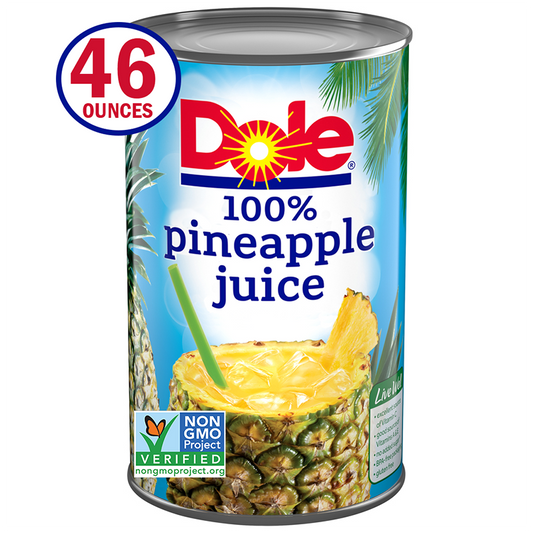 DOLE PINEAPPLE JUICE  46OZ 12CT