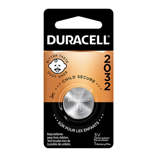 DURACELL LITHIUM BATTERY 3V #2032 1PK/6CT