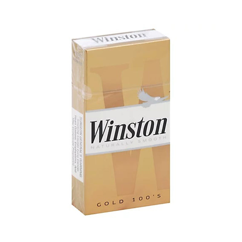 WINSTON GOLD 100'S BOX
