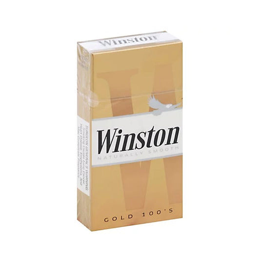 WINSTON GOLD 100'S BOX