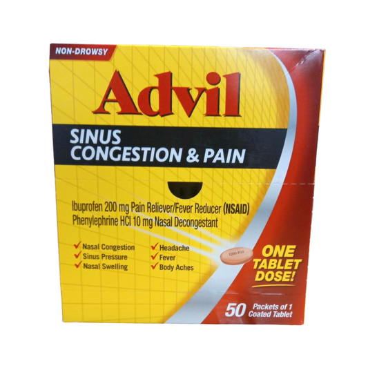 ADVIL ALLERGY & CONGESTION 50CT