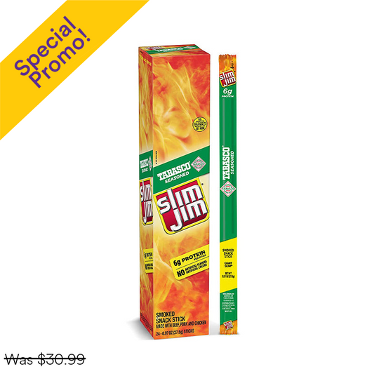 SLIM JIM GIANT TABASCO 24CT