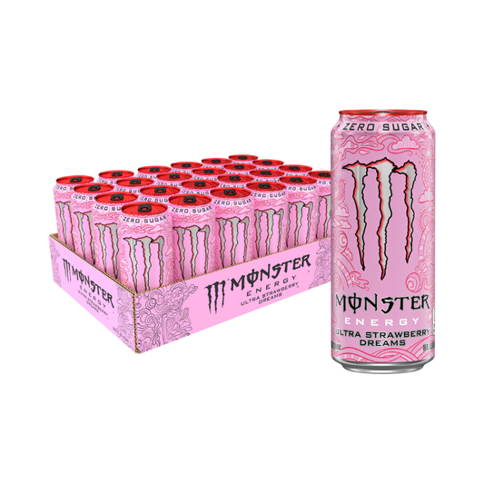 MONSTER ULT STRWBRY DRMS 16OZ/24